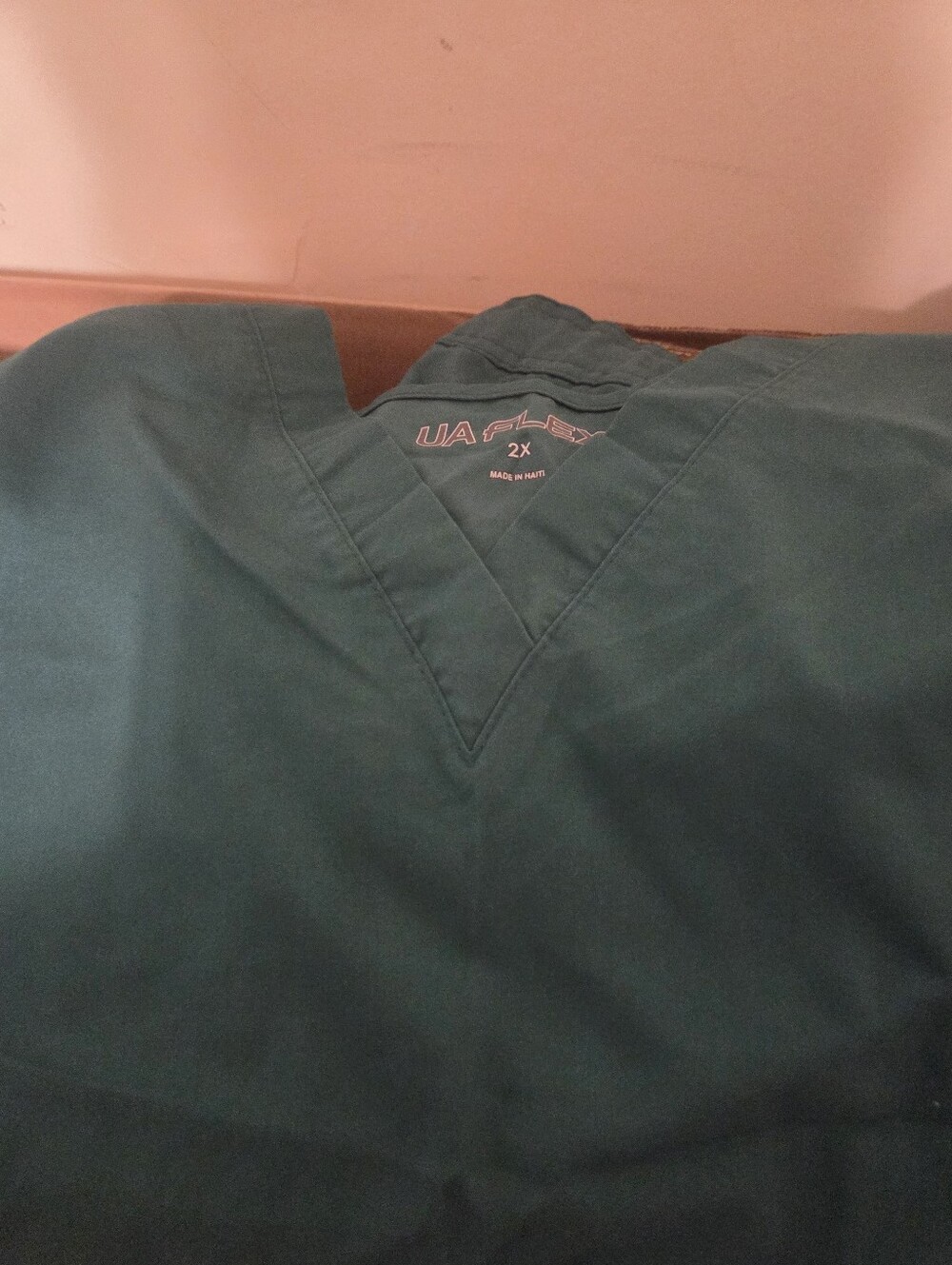 UA FLEX Men’s Dark Teal V-Neck Jacket - 2X